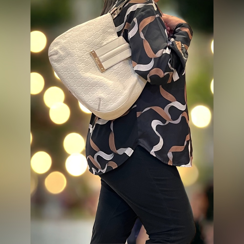 GUCCI Guccissima Leather Hobo Bag